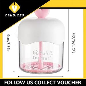 [Csndices] Portable Face Cleanser Shower Bath Shampoo Gel Foam Maker Bubble Press Foamer Device Cleansing Foaming Cup Make Up Removal Tool