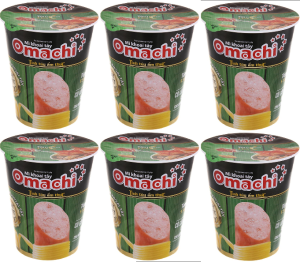 Mì ly ăn liền OMACHI tôm chua cay thái 111g ( có thịt thật )