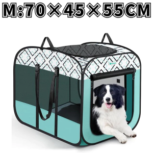 【Ready Stock】Outdoor Cat Cage Houses For Foldable Indoor Cat Tent Playpen Cat Cage Dog Kennel Puppy Kitten Tent-5 Sizes
