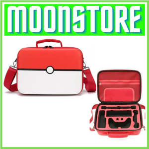 Tas Untuk Nintendo Switch OLED V2 - Travel Storage Pokemon EVA Bag Tas Pouch Mario Animal Crossing DOBE