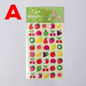 Sticker Timbul Dekoratif 3D Label Kartun Lucu Anak Kreatif DIY Decorative