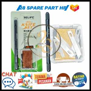 TOOLS PRECISION KNIFE SET / RELIFE RL-101B 8 in 1 ALAT SERVIS HP