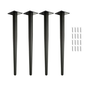 28inch furniture legs Set of 4 pcs for Desk Dining Table Side table Replacement table leg DIY furniture with screws