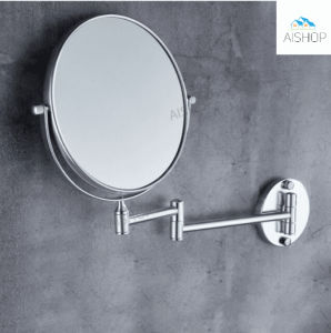 [SG Seller]Bathroom Wall-mounted Makeup Mirror cosmetic mirrors Bathroom  Folding Double Side Magnifying Glass PunchFree