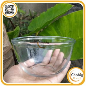 CHOBIG Mangkuk Kaca 350ml Bening Mangkok Sayur Salad KIG BIB