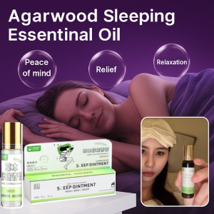 Agarwood & Lavender Sleep Essential Oil Natural Relaxation Blend For Deep Sleep Calming Stress Relief 100% Pure Plant Extract
