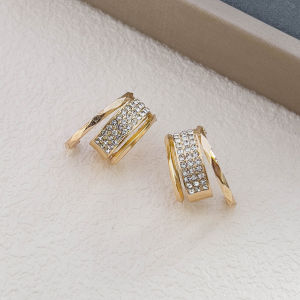 Fashionable Ring Gift 新款不规则形状气质耳饰轻奢小众设计感高级洋气耳环N0917