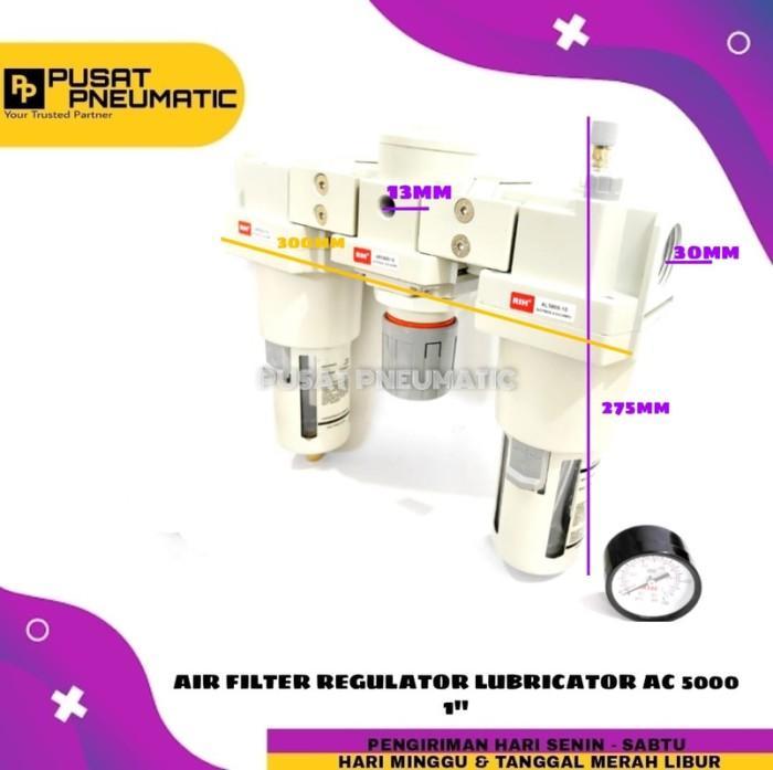 AC 5000-10 FILTER REGULATOR LUBRICATOR PNEUMATIC 3 BARIS 1