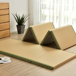 Japanese-style Folding Mattress Coconut Palm Tatami Folding Floor Mat Coconut Palm Mattress