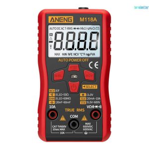 ANENG M118A Auto Ranging Digital Multimeter High-Accuracy TRMS 6000 Counts Voltage