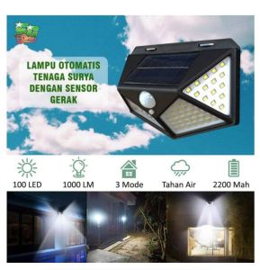 LAMPU SOLAR CELL 100 LED LAMPU TAMAN OUTDOOR 100 LED/ LAMPU SENSOR TAMAN