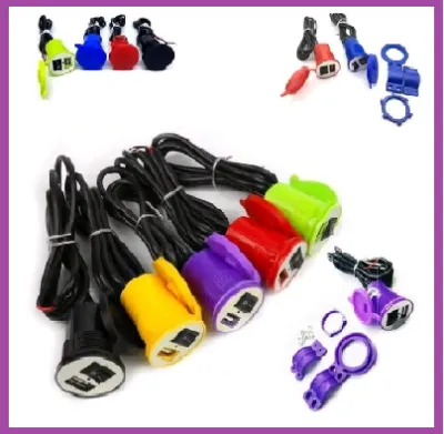 Charger Aki Motor Waterproof Motorcycle Charging USB Alat Casan / Charger HP - FR Gallery