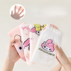 Sanrio Anime My Melody Girl Spring/Summer Soft Breathable Socks Cartoon Child Knee Sock