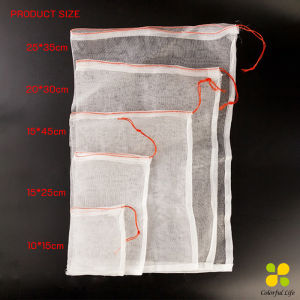 CLM ถุงห่อผลไม้ ถุงตาข่ายกันแมลง ไนล่อน สามารถเลือกขนาดตามที่ใช้งานได้