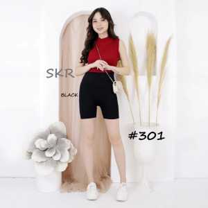Celana Hotpans WanitaHighwaist Legging Pendek Import Super Tebal