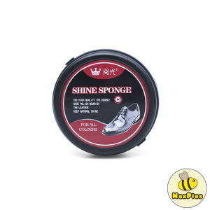 MaxPlus 39g Double-sided Sponge Leather Shoe Polish Brush Tool Colorless Shoes Wax for All Color Shoes