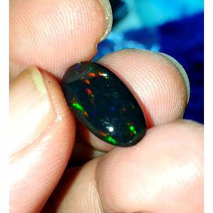 Batu Kalimaya Black Opal Solid Banten Asli Jarong