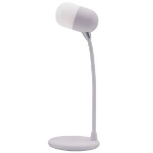 Đèn bàn kiêm loa 3Life 3 màu nhiệt độ điều chỉnh độ sáng Bluetooth xoay 360° sạc không dây cho điện thoại bảo vệ mắt ánh sáng dịu đèn đọc sách