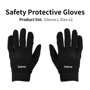 ถุงมือกันลื่น Selens แบบเต็มนิ้วสำหรับช่างเทคนิคไฟสตูดิโออุปกรณ์ถ่ายภาพกลางแจ้งถุงมือนิรภัย  กันลื่น