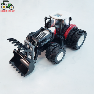 Máy kéo 210 HP – Bánh đôi + Ủi đầu Điều khiển từ xa (RC) xe máy cày đồ chơi xe nông trại MK16BDUD