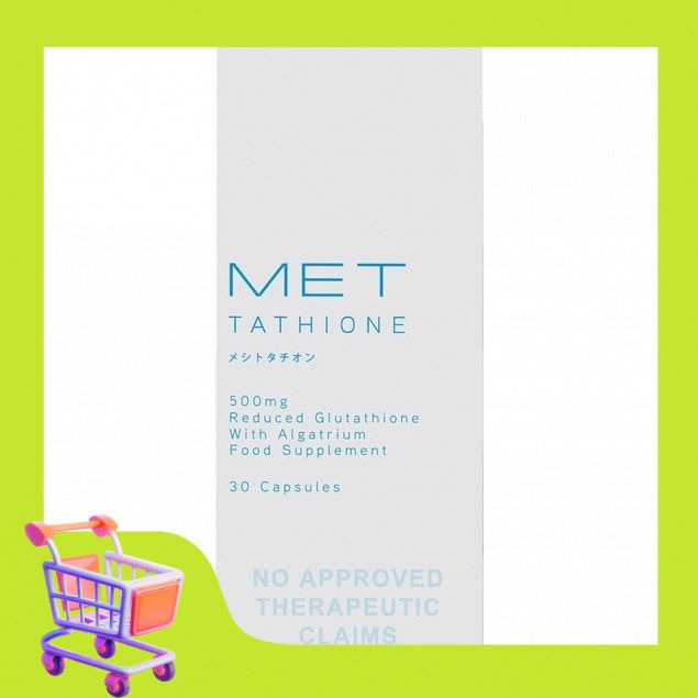 met glutathione price philippines MET TATHIONE Reduced Glutathione with Algatrium Food Supplement 500mg  contains 30 softgel capsules