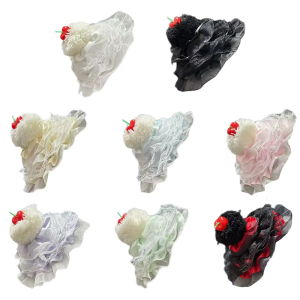 Lady Fascinator Hat Elagant Barrettes Clip Headdress for Makeup Party Masquerades Flapper Birthday Accessory