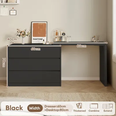 GOLD Solid Wood Dressing Table Modern Simplicity Cabinet Integrated Dresser Small Unit Type Light Luxury Bed Tail Cabinet Bedroom Makeup Table梳妆台