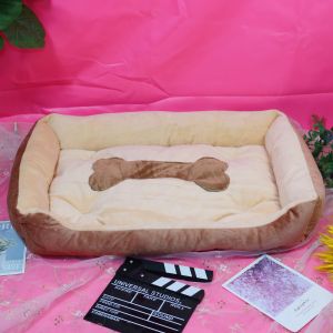 Nệm cho chó mèo Ổ nằm chi chó mèo nệm vuông hình xương chó