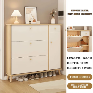 Minos Flip Shoe Cabinet Freestanding Shoe Rack Multi Function Entryway Cabinet Multi Layer Flip Shoe Cabinet