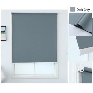 Hot New Models 100% Blackout Window Roller Shades Korean Blackout Roller Blinds For Home Office
