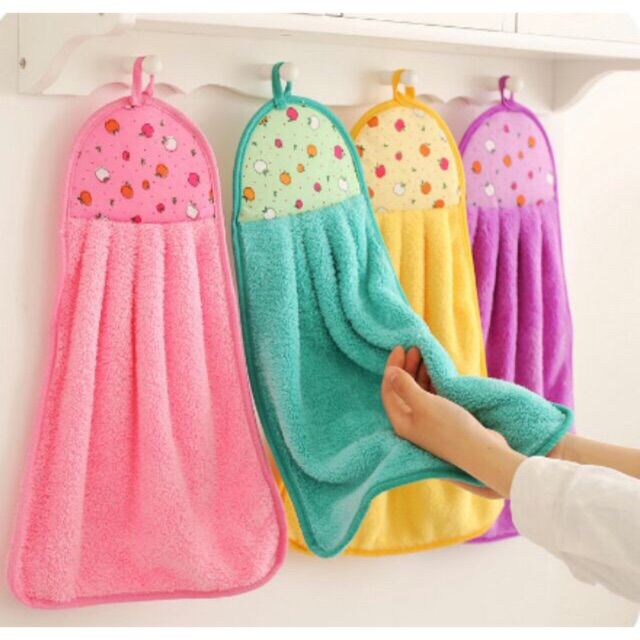 Microfiber Hand Towel Kitchen/Bathroom Soft Hand Towel Ref 1 pcs