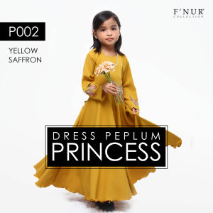 Dress kanak-kanak perempuan / Dress Peplum Princess