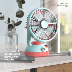 HUIESON พัดลมแคมป์แบบพกพาพร้อมคลิปและขาตั้งสำหรับการใช้งานกลางแจ้ง