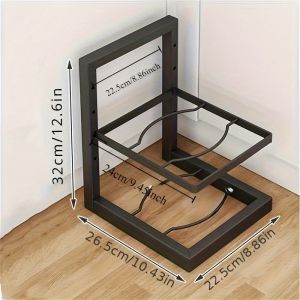 Adjustable Height Pot Racks Storage Shelves Sink Under Kitchen Pot and Pan Storage Racks Multi-layer Household Cabinet Shelves Dining Room Kitchen Supplies Storage Shelves Storage Tables