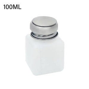 Liquid Alcohol Split Bottle Flux Bottle Anti Static Press Type Split Bottle 200ml Empty Pump Dispenser Reusable Plastic Liquid Storage Bottle Portable Refillable Pump Dispenser Bottle for Makeup Removal