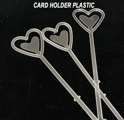 AtuZ H34cm Card Holder Plastic Flower Stick Holder for bouquet / FLORAL CARD HOLDER/ FLOWER ARRAGE STICK /GUBAHAN