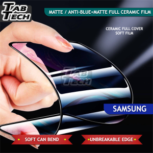 Samsung Ceramic Gaming Matte A03 A03S A04 A04E A04S A13 A14 A22 A23 A33 A34 A53 A54 A73 4G 5G S22 S23 Plus Ultra 4G 5G Full Cover Soft Film Tempered Glass Screen Protector