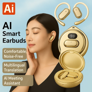 【Translation Into 144 Languages】High-Speed Bluetooth Smart Translation Headset Ai Translator Earbuds Wireless Headphones 13 Hours Long Life