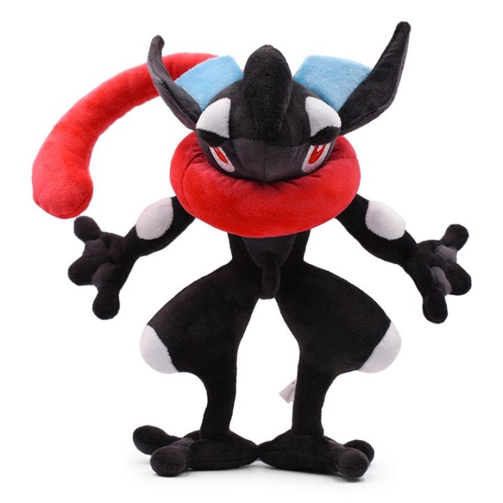 Cute Greninja Plush Toy Stuffed Shiny Pokemon Anime Black Greninja Doll ...