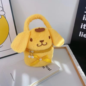 Gratis Semua - Tas Tangan Mini Karakter / Handbag Bulu Halus Lucu / Totebag Fashion Anak Perempuan / Cute Bag