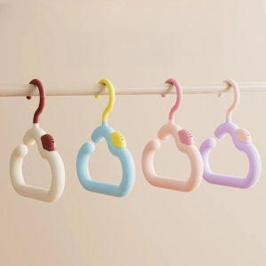 Clothes Hanger Dopamine Hat Storage Artifact Ring Non deformable Hook Wardrobe Storage Display Stand