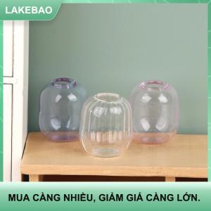 【LAKEBAO】 1:12 Dollhouse thu nhỏ bình thủy tinh mini lưu trữ trong suốt Lọ hoa lọ thủy tinh lọ thủy tinh hoa nồi nhà vườn trang trí nội thất đồ chơi
