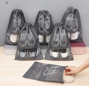 🇸🇬 Travel Shoe Bag / Shoe Bags Storage Organizer / Drawstring Shoe Pouch