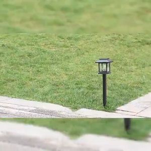 Solar Garden Lights  Retro Lawn Lamp Outdoor Waterproof IP65 Pathway Lights For Yard Patio Decor