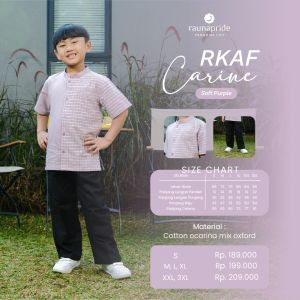 Rauna Sarimbit Keluarga Lebaran 2024 / SARIMBIT CARINE SOFT PURPLE / Fashion Muslim
