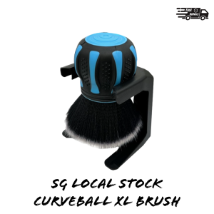 Curveball XL Synthetic Brush/ Ultra Soft Bristles/ With Storage Rack/ Covers Large Area Inside or Outside Vehicle