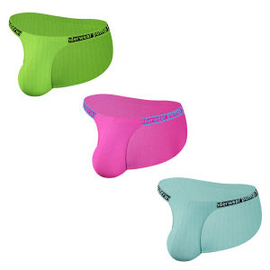 CMENIN PUMP 3Pcs ผ้าฝ้ายเซ็กซี่กางเกงในชายกางเกงในชายกางเกงเอวต่ำสลิปจ็อกสแตรปกางเกงในชายสั้น MP283