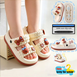 AILEBE 【Local Stock】 Baby Sandals Summer 2025 New Toddler  Kids Lightweight Girls Little Princess Non-Slip Beach Shoes Ultra-soft