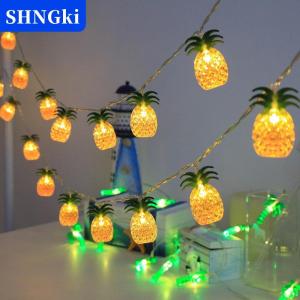 [COD] 🔥🔥🔥SHNGki Mùa hè Hawaii ánh sáng chuỗi dứa Flamingo cây dừa ánh sáng chuỗi trái cây nhiệt đới ánh sáng trẻ em Hawaii sinh nhật đảng trang trí