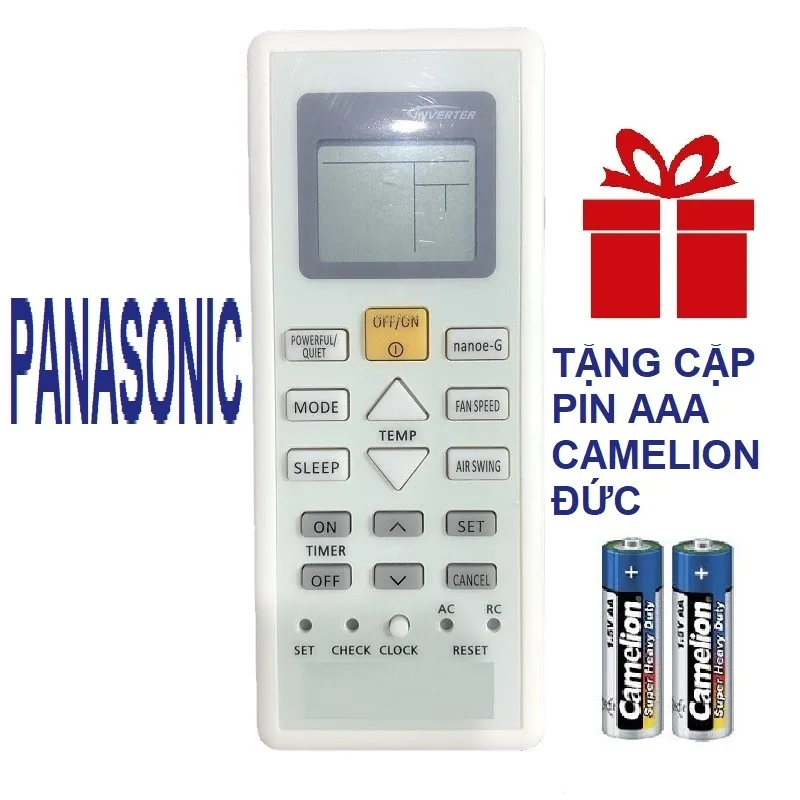 HCM]Remote Điều Khiển Cho Máy Lạnh Điều Hòa PANASONIC dòng PUxUKH